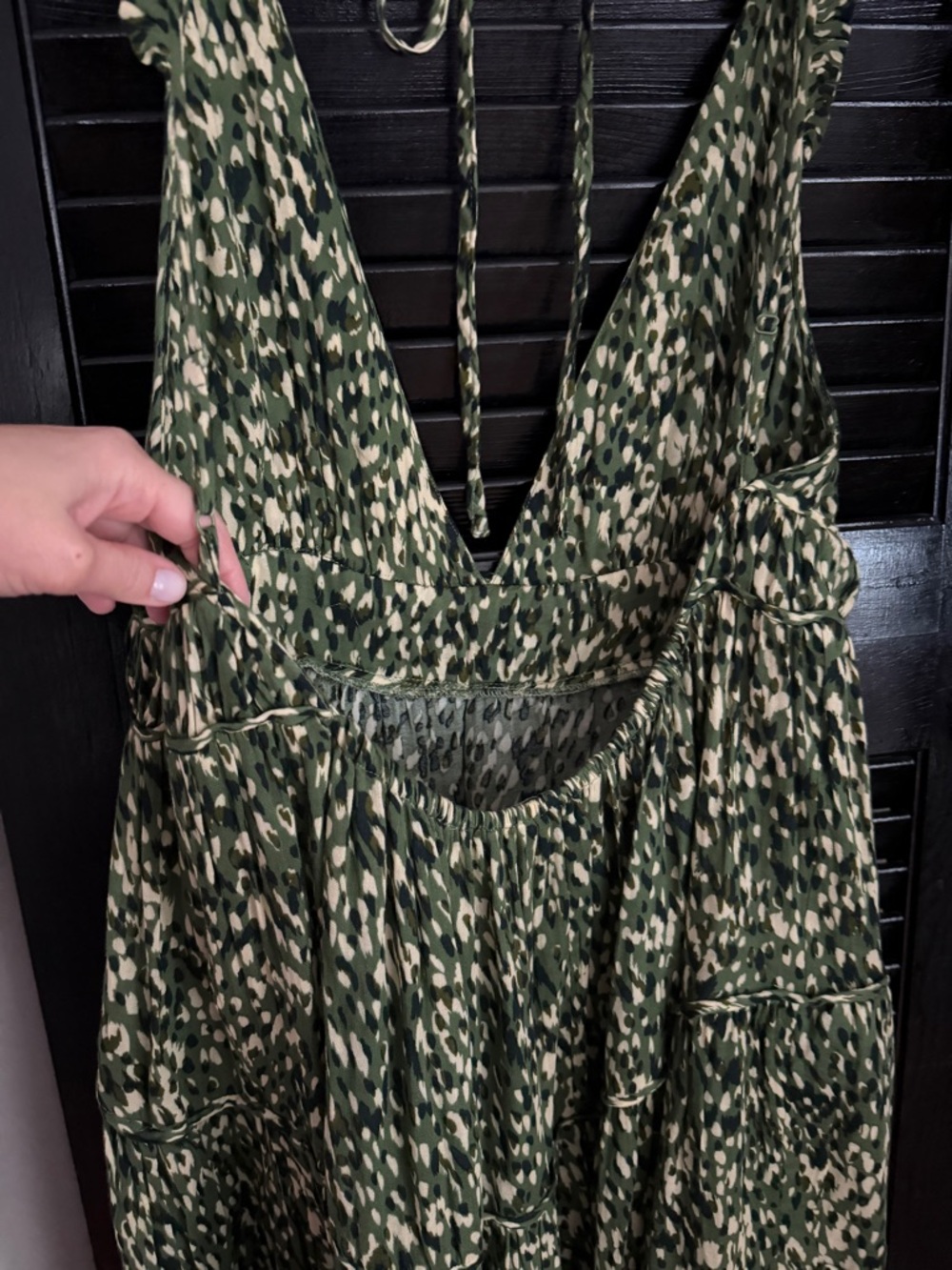 Anthropologie Celandine Sleevrless Plunge Midi Dress Size 1X - Picture 10 of 13